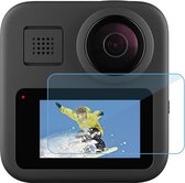 2 STUKS PULUZ voor GoPro Max LCD-schermbeschermer Gehard glasfilm