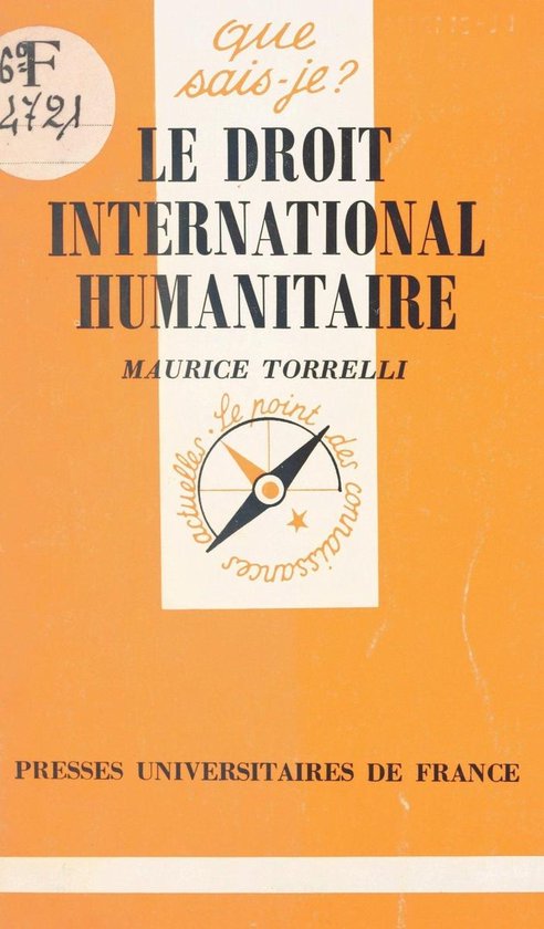 Le droit international humanitaire - cover
