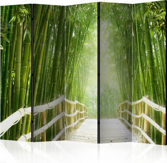 Kamerscherm – Scheidingswand – Vouwscherm – Magical world of green II [Room Dividers] 225×172 – Artgeist Vouwscherm