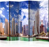 Kamerscherm - Scheidingswand - Vouwscherm - Cumulus over Dubai II [Room Dividers] 225x172 - Artgeist Vouwscherm