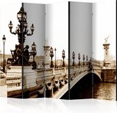 Kamerscherm - Scheidingswand - Vouwscherm - Alexander III Bridge, Paris II [Room Dividers] 225x172 - Artgeist Vouwscherm