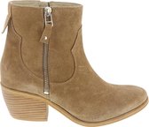 Lazamani dames western laars taupe suède Lazamani dames western laars taupe suède