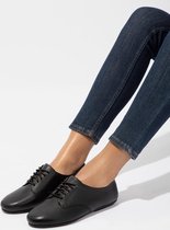 Adeola Lace-Up Derby's  leer volledig zwart