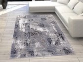 Flycarpets Modern Vloerkleed Bruin / Beige / Grijs - Tegula - Vintage - 160x230 cm