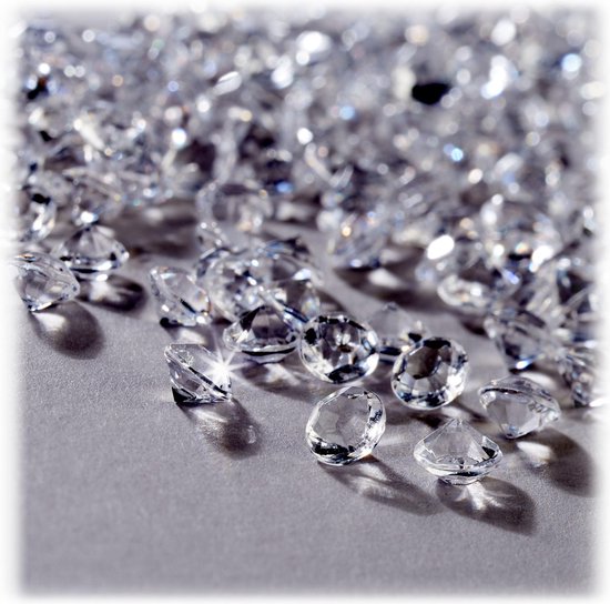 nicotine manager Oceaan Relaxdays decoratie diamanten 3000 stuks - nep diamantjes - deco steentjes  - diamant | bol.com