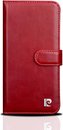 Pierre Cardin Echt Lederen Dubbele Boekmodel Voor IPhone Xs Max - Rood
