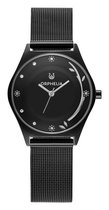 Orphelia Opulent Chic OR12602 Horloge - Staal - Zwart - Ø 33 mm
