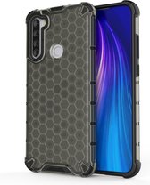 Voor Geschikt voor Xiaomi Redmi Note 8T schokbestendige honingraat pc + TPU-hoes (grijs)