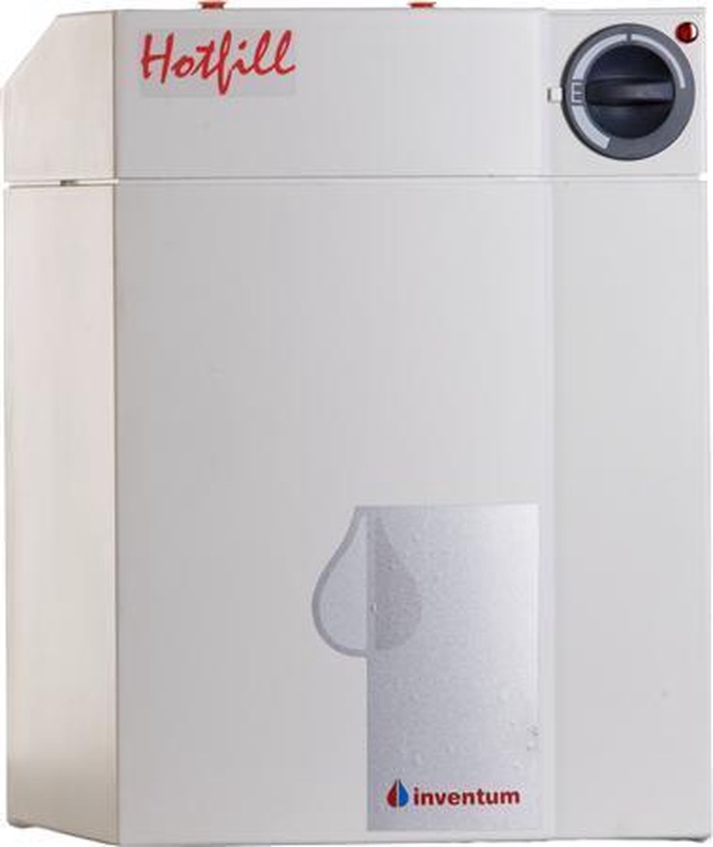 Inventum EDRxx 10, boiler elektrisch, 10 liter, 230V, 0.4kW, profiel XXS, hot fill, hxbxd 385x280x260mm, klasse A