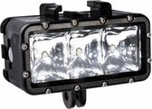 Bresser Ledlamp - Voor Action Cam - 7,4 X 6,5 Cm - 3 LED's - Zwart