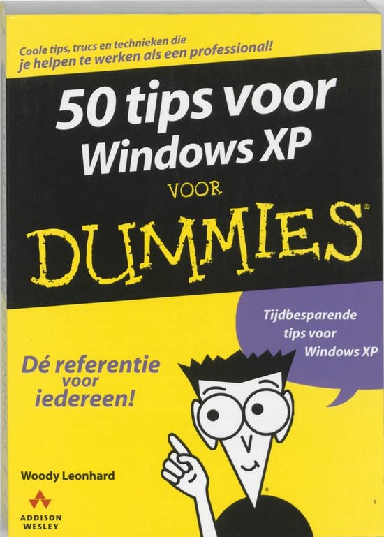 Cover van het boek '50 Tips voor windows XP voor Dummies'