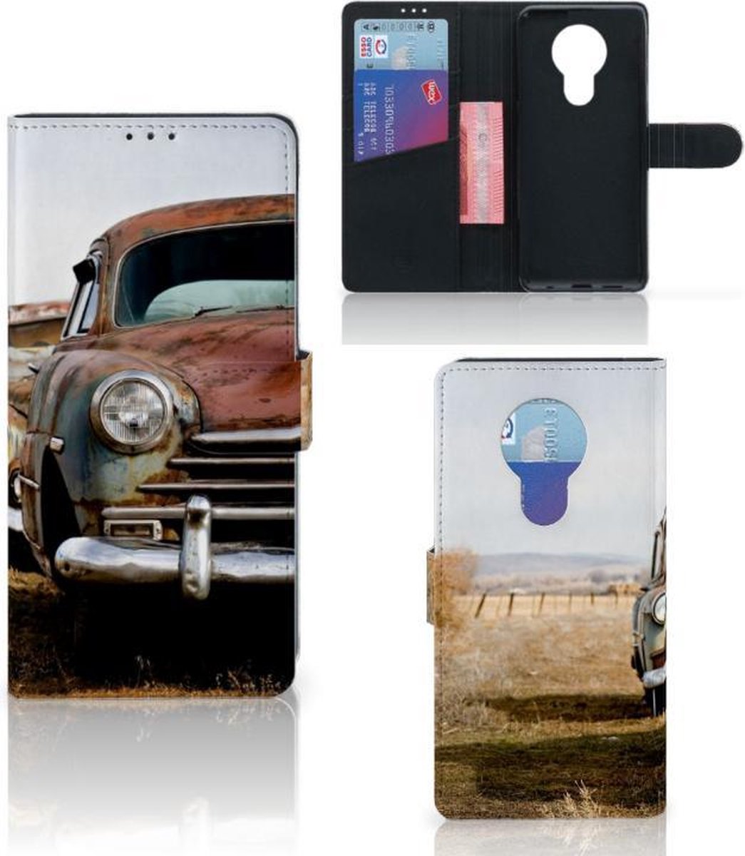 Nokia 5.3 Telefoonhoesje met foto Vintage Auto
