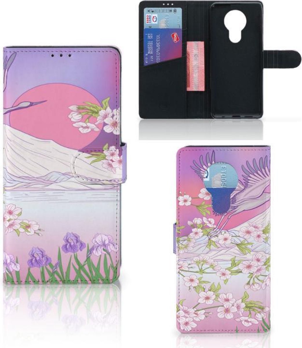 Nokia 5.3 Telefoonhoesje met Pasjes Bird Flying