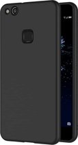 Hoesje Geschikt voor: Huawei P10 Lite - Silicone - Zwart