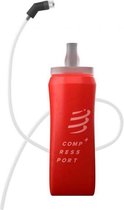 Compressport Ergoflask 500 ML soft flask rood met rietje