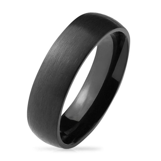 Er is een trend Vergelding Bek Ringen Mannen - Ring Dames - Ringen Dames - Ringen Vrouwen - Zwarte Ring -  Ring -... | bol.com