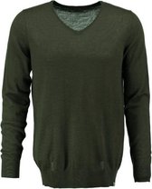 Dstrezzed dunnere zachte trui fine merino army - Maat S