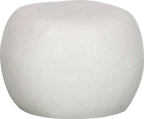 vtwonen Bijzettafel Pebble - Fiber Clay - Wit - 35x50x50