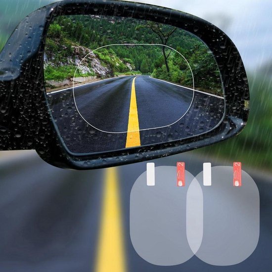 Autospiegel sticker - All weather - All season - Coating - Condens -  Seizoen proof 