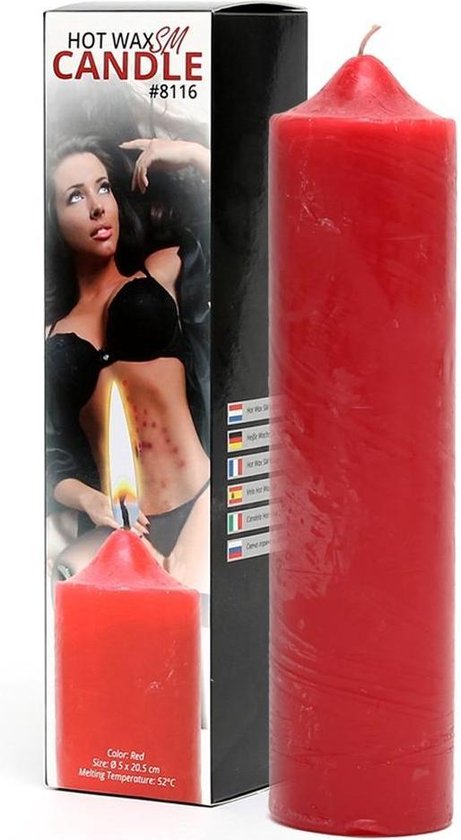 Rimba Bondage Play BDSM Hot Wax Kaars Groot - rood