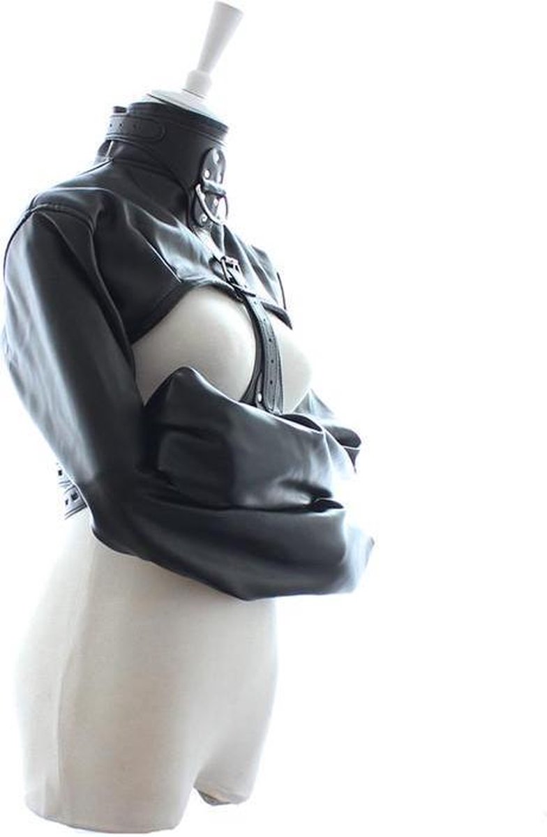 Bondage Body Bag / Dwangbuis Nylon en PU Leer - maat S/M