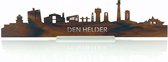 Standing Skyline Den Helder Palissander hout - 60 cm - Woondecoratie design - Decoratie om neer te zetten - WoodWideCities
