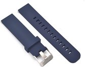 Horlogeband van Siliconen voor Samsung Gear S2 | 20 mm | Horloge Band - Horlogebandjes | Donkerblauw