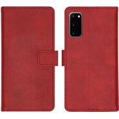 iMoshion Luxe Booktype Samsung Galaxy S20 hoesje - Rood