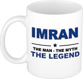 Imran The man, The myth the legend cadeau koffie mok / thee beker 300 ml