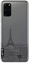 Casetastic Samsung Galaxy S20 Plus 4G/5G Hoesje - Softcover Hoesje met Design - Paris City Houses Print