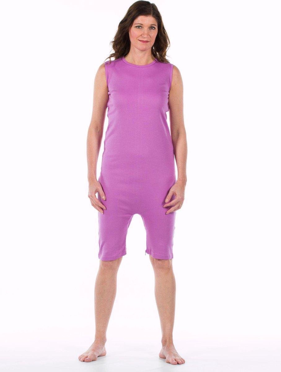 Goedkoopste Incontinentie body | Rugritssluiting | Rits in het kruis | Lila | XL