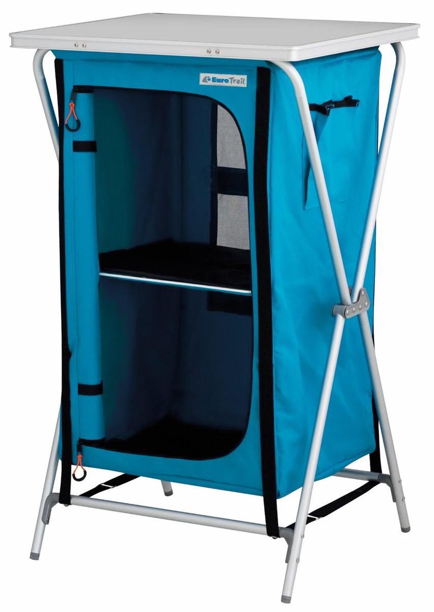 SeatZac - Pouf Gonflable Bleu Azur Pour Extérieur, Transportable, Poids Max 120 Kg, Polyester Imperméable
