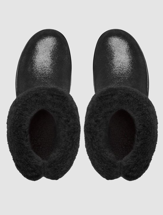 FitFlop™ Mukluk Shorty 2 Shimmer Boots Black - Maat 36 | bol