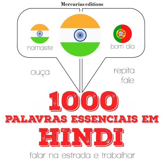 1000 palavras essenciais em hindi - cover