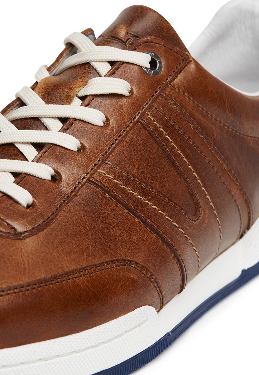 Van Lier Treviso Heren Sneakers - Cognac - Maat 44 | bol.com
