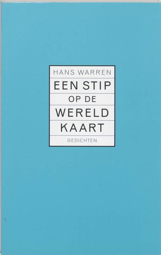 Cover van het boek 'Een stip op de wereldkaart' van Hans Warren