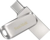 SanDisk Dual Drive Ultra 3.1 Luxe 1TB USB - USB C 150MB/sec met grote korting