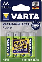 Varta - 4 x AA Ready 2 Use Recharge Accu - 2100 mAh