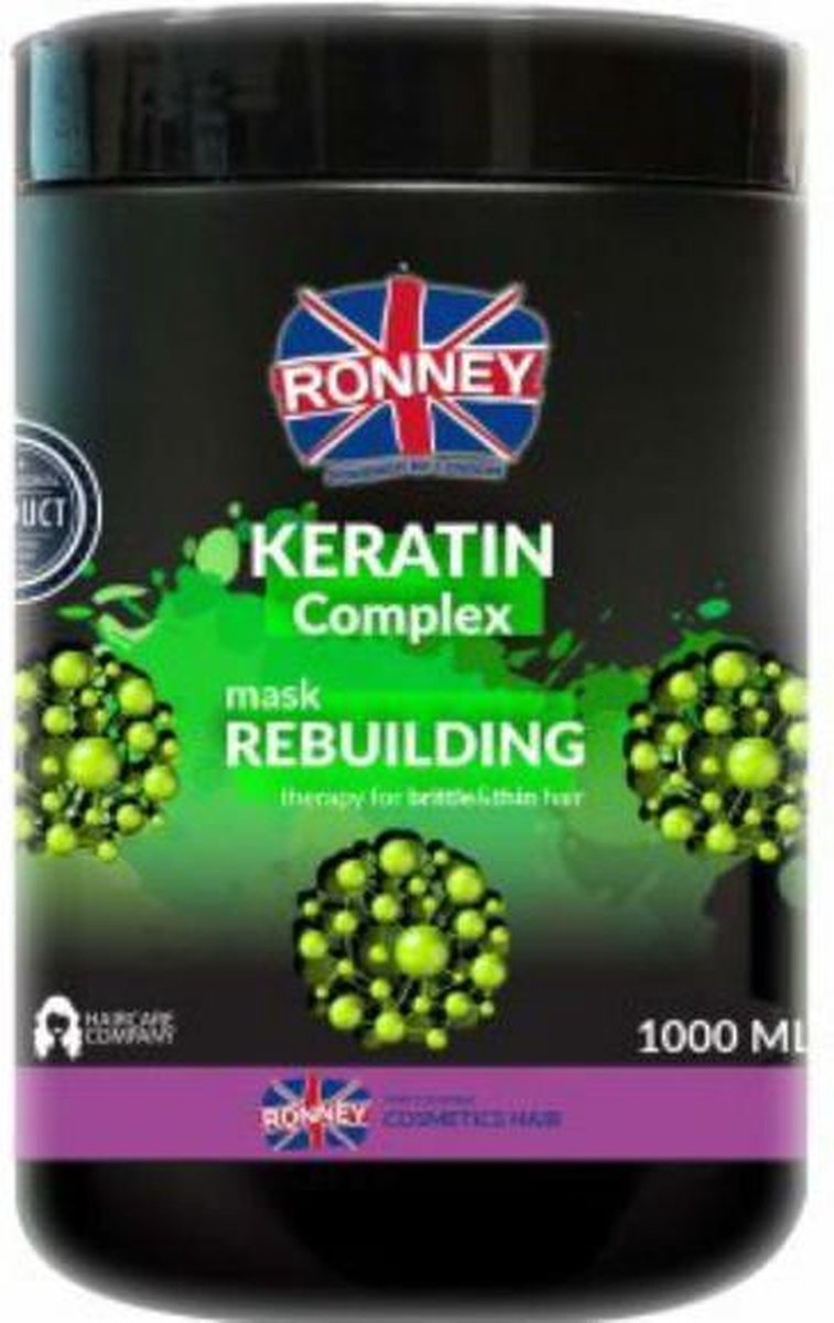 RONNEY Keratine Complex Rebuilding Masker 1000ml - Keratine Masker - Haarmasker Keratine
