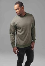 Urban Classics Sweater/trui -XS- Crewneck Groen