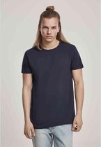 Urban Classics Heren Tshirt -S- Pigment Dye High Low Blauw