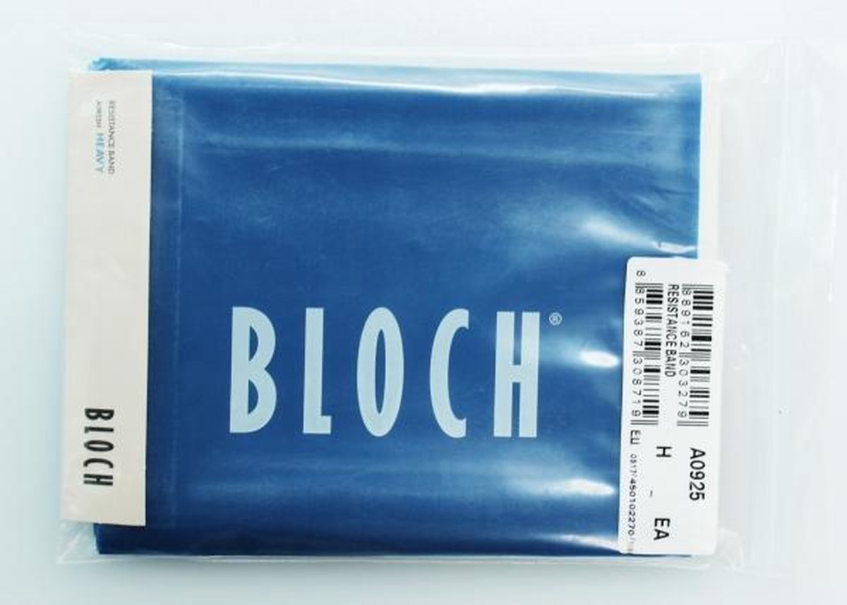 Weerstandsband Ballet Zwaar - Fitness Elastiek BLOCH A0925 - Donkerblauw