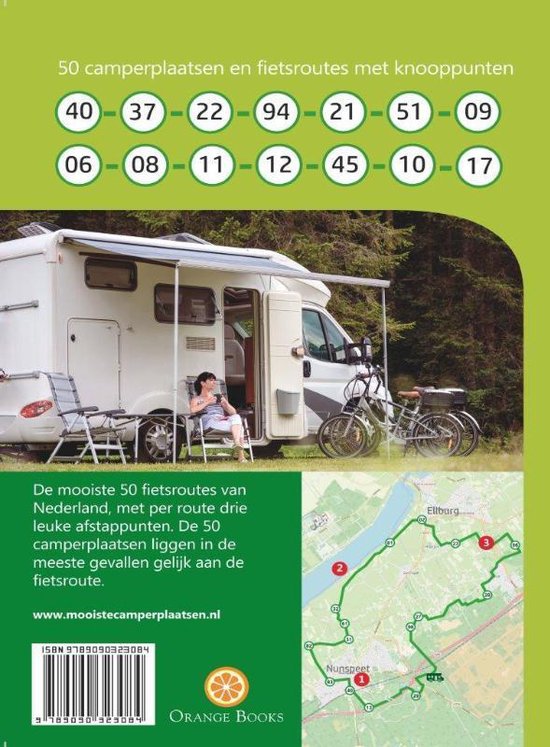 50 camperplaatsen & fietsroutes in Nederland - Nicolette Knobbe