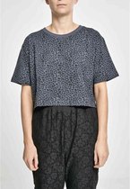 Urban Classics Dames Tshirt -4XL- Short Oversized AOP Grijs