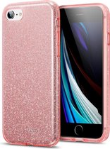 ESR Luxury Glitter hoesje voor iPhone 7, iPhone 8 en iPhone SE 2020 SE 2022 - roségoud