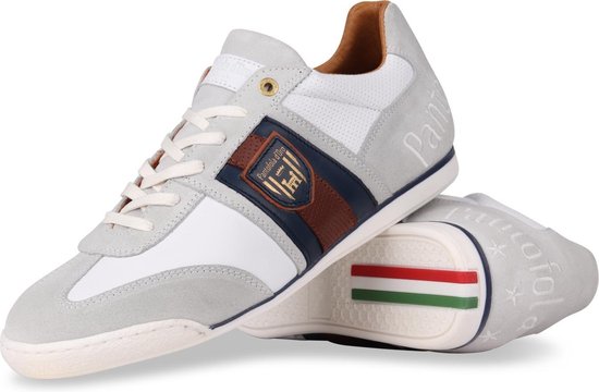 Pantofola d'Oro - Heren Sneakers Imola Scudo Uomo Low Bright White - Wit - Maat 41 - Pantofola d'Oro