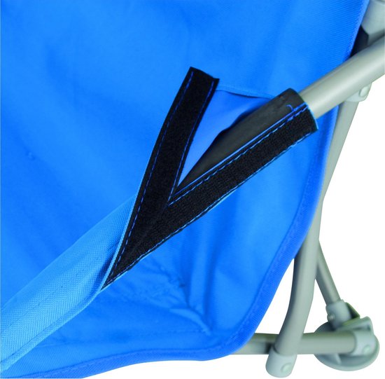 Eurotrail Campingstoel / strandstoel St. Tropez - Blauw van Eurotrail — afbeelding 3