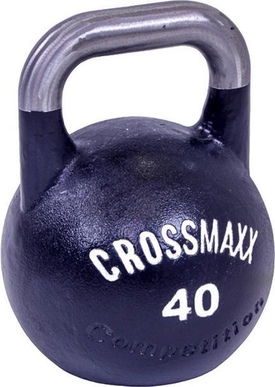 Crossmaxx® Competitie kettlebell 40kg, zwart | bol.com