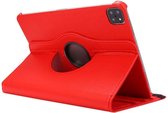 Hoes geschikt voor Apple iPad Pro 11 inch (2020) - 360° draaibaar Hoes - Rood