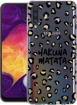 iMoshion Design voor de Samsung Galaxy A50 / A30s hoesje - Luipaard - Bruin / Zwart